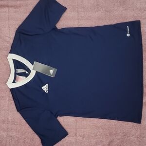 Adidas Boys Soccer Football Jersey Size Medium - Navy - NWT